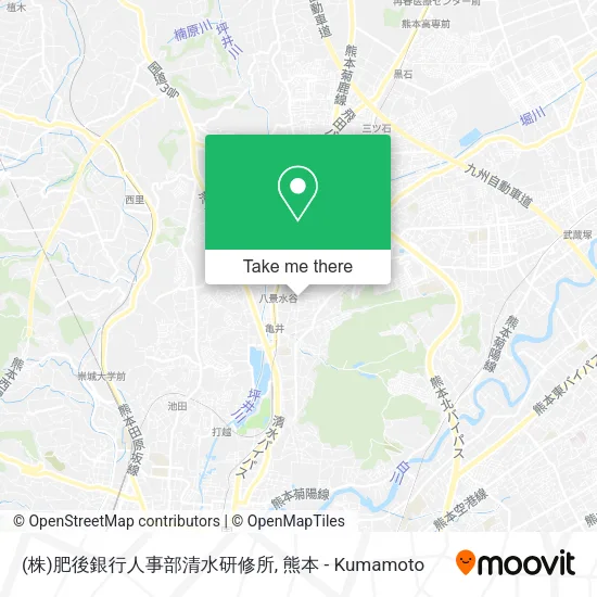 (株)肥後銀行人事部清水研修所 map