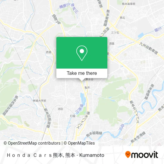 Ｈｏｎｄａ Ｃａｒｓ熊本 map