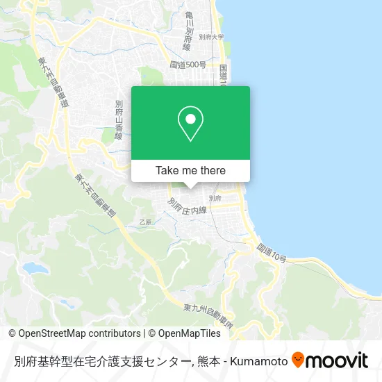 別府基幹型在宅介護支援センター map