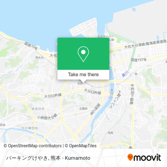 Parking Keyaki map