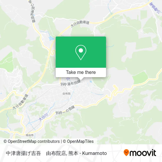 中津唐揚げ吉吾　由布院店 map