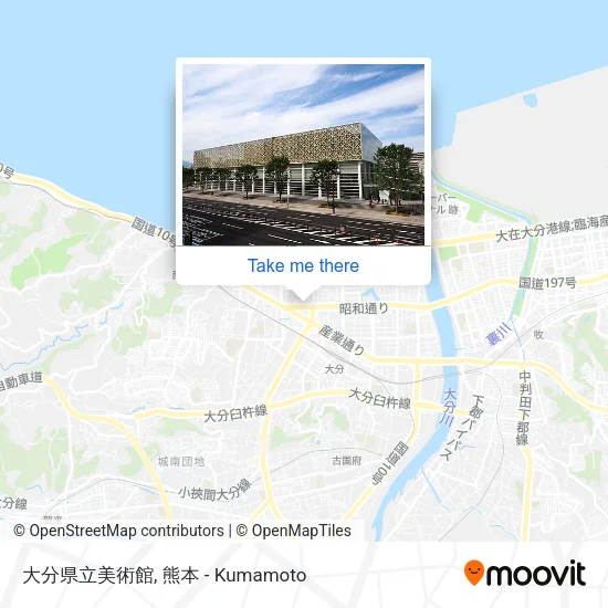 大分県立美術館 map