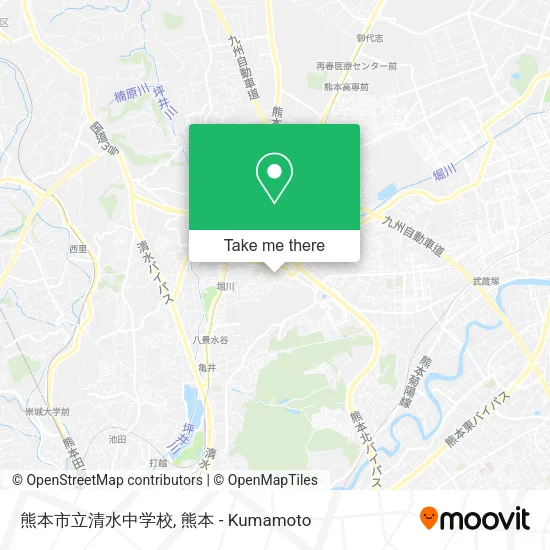 熊本市立清水中学校 map