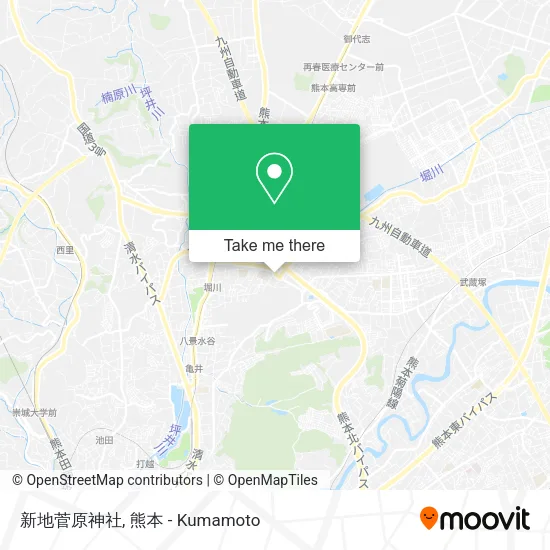新地菅原神社 map