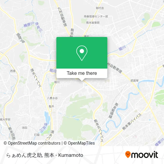 らぁめん虎之助 map