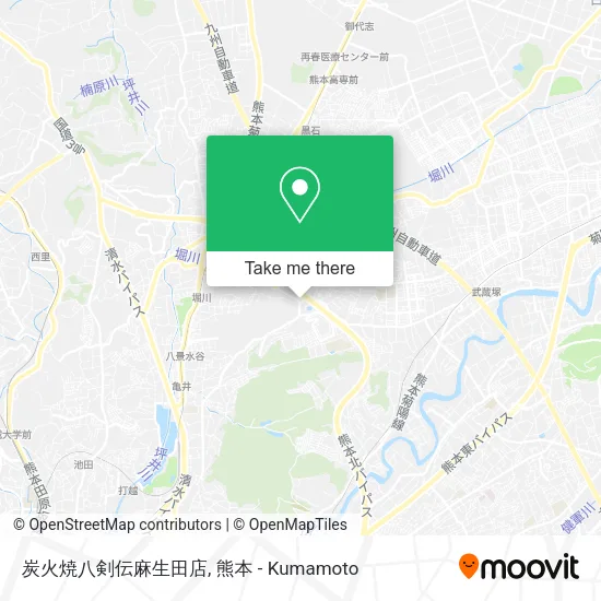 炭火焼八剣伝麻生田店 map