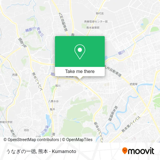 うなぎの一徳 map