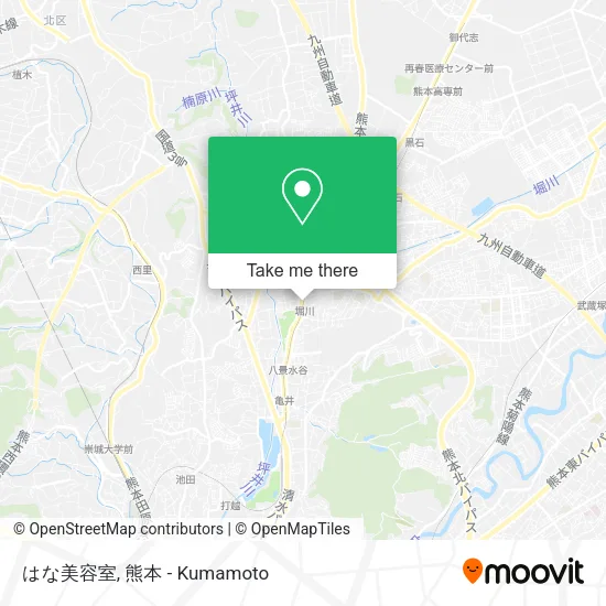 はな美容室 map