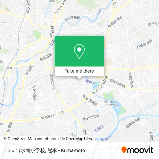 市立出水南小学校 map