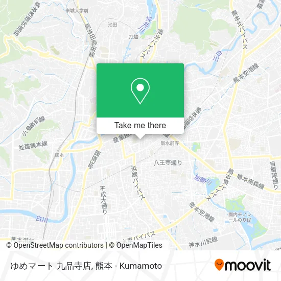ゆめマート 九品寺店 map