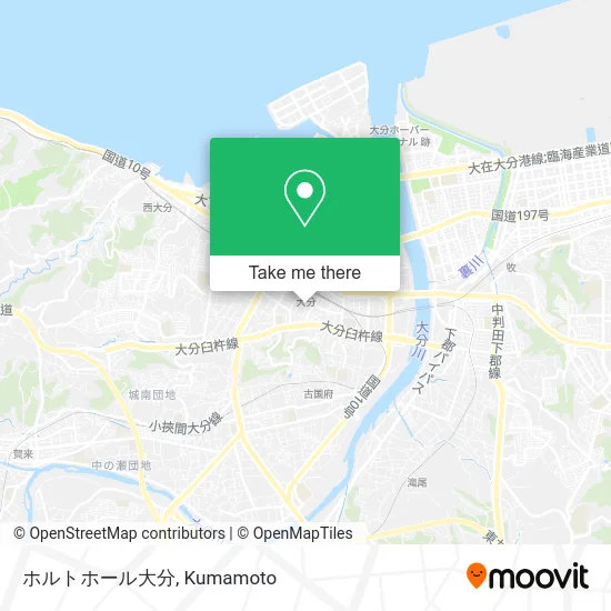 ホルトホール大分 map