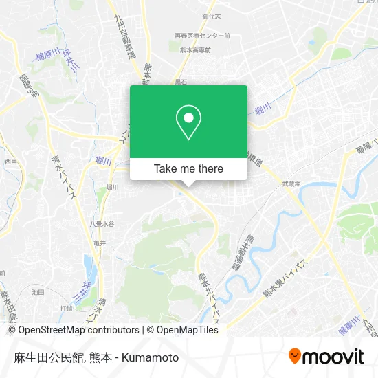 麻生田公民館 map