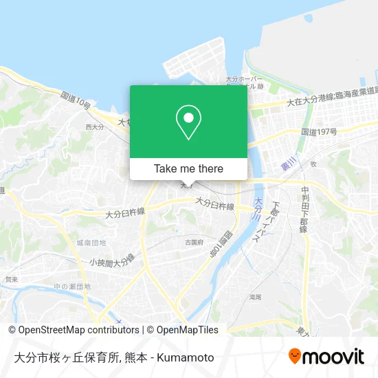 大分市桜ヶ丘保育所 map