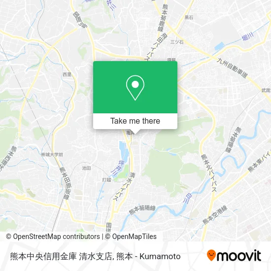 熊本中央信用金庫 清水支店 map