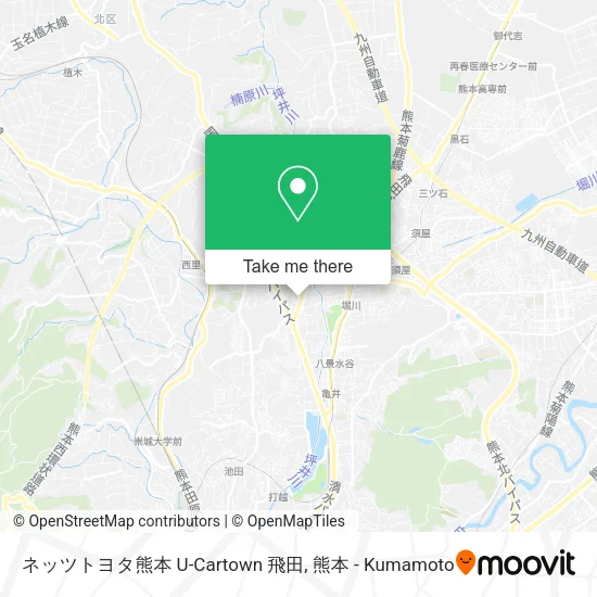 ネッツトヨタ熊本 U-Cartown 飛田 map