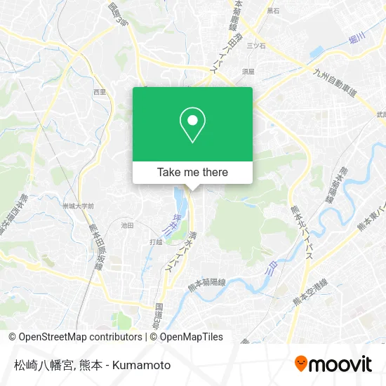 松崎八幡宮 map