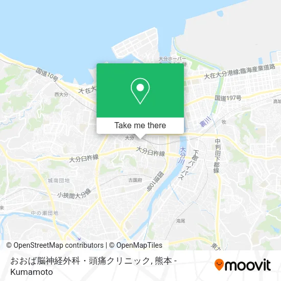 おおば脳神経外科・頭痛クリニック map