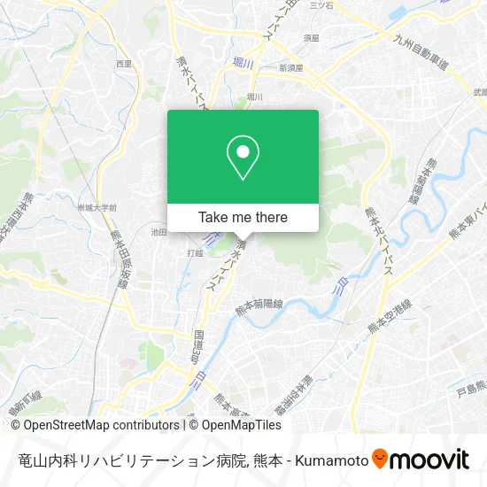 竜山内科リハビリテーション病院 map