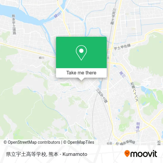 県立宇土高等学校 map