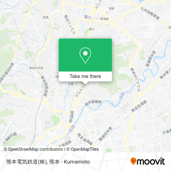 熊本電気鉄道(株) map
