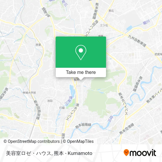 美容室ロゼ・ハウス map