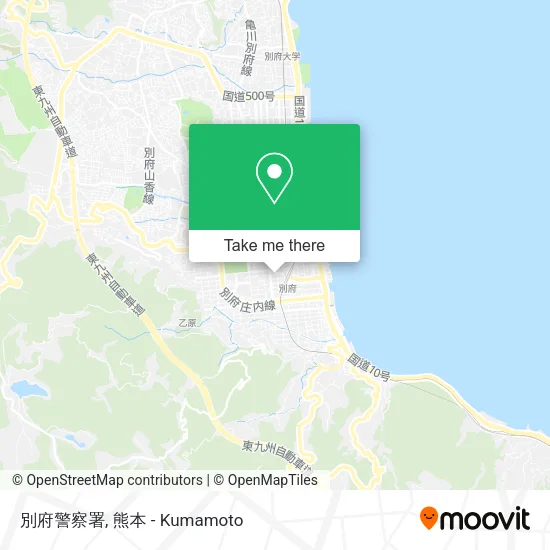 別府警察署 map
