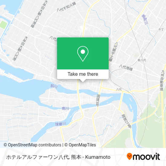 ホテルアルファーワン八代 map