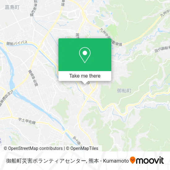 御船町災害ボランティアセンター map