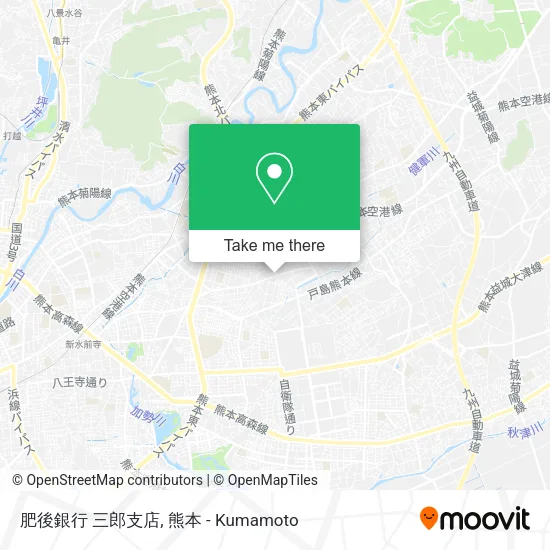 肥後銀行 三郎支店 map