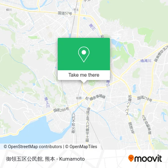 御領五区公民館 map