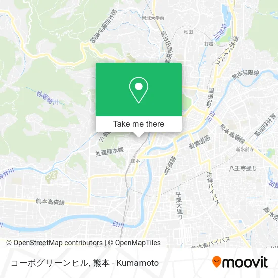 コーポグリーンヒル map