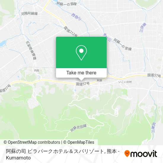 Aso no Tsukasa Villa Park Hotel & Spa Resort map