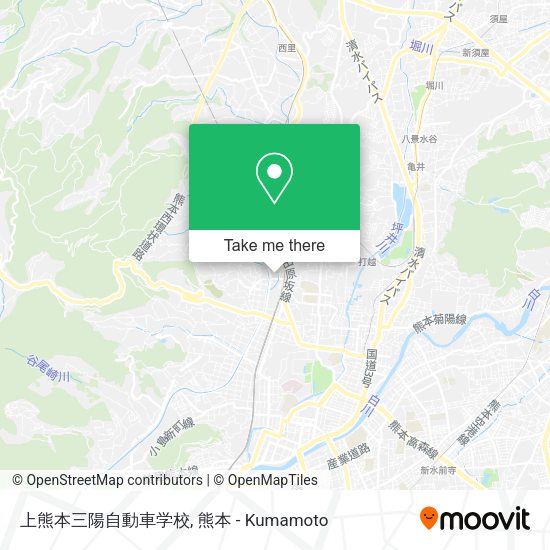 上熊本三陽自動車学校 map