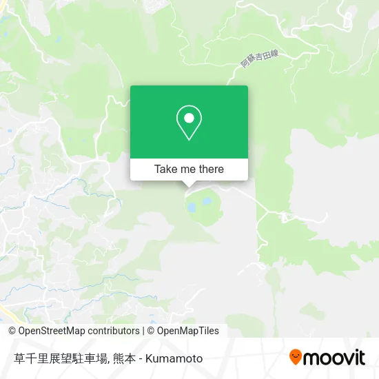 草千里展望駐車場 map