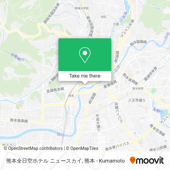 熊本全日空ホテル ニュースカイ map