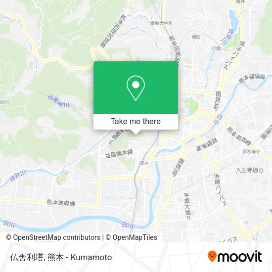 仏舎利塔 map