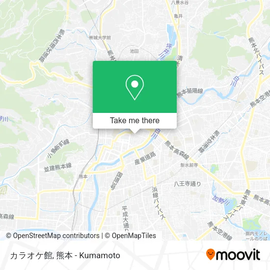 カラオケ館 map