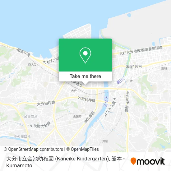 大分市立金池幼稚園 (Kaneike Kindergarten) map