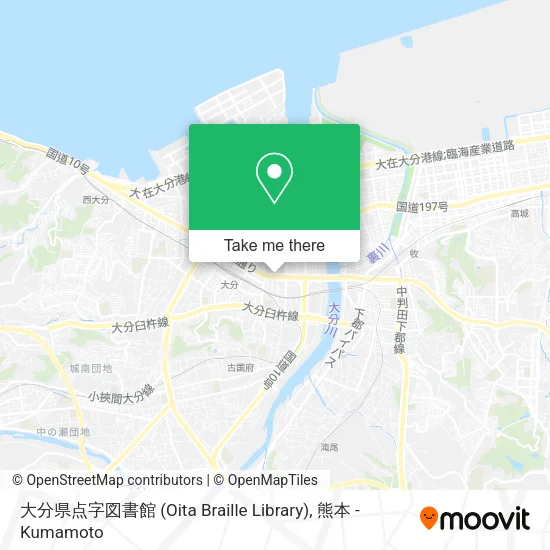 大分県点字図書館 (Oita Braille Library) map