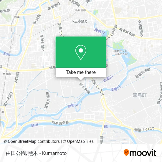 由田公園 map