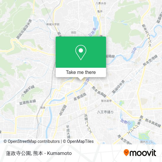 蓮政寺公園 map