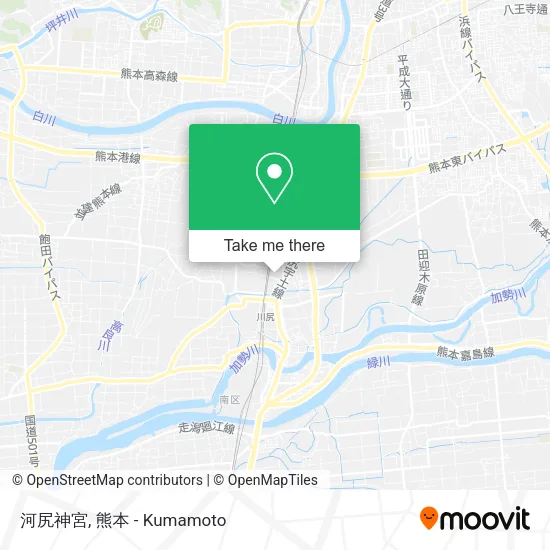 河尻神宮 map