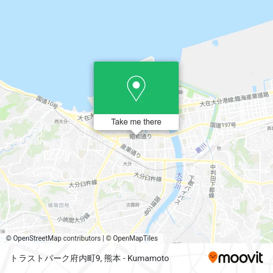 トラストパーク府内町9 map