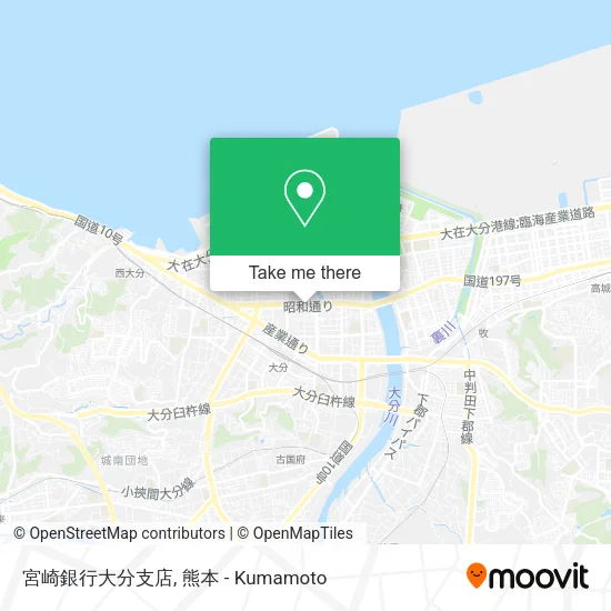 宮崎銀行大分支店 map