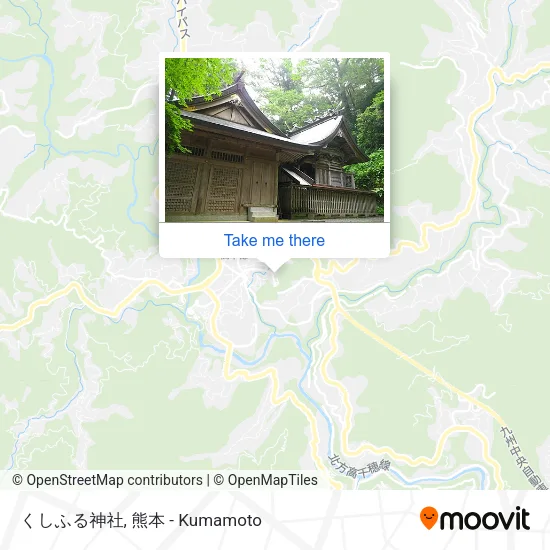 くしふる神社 map