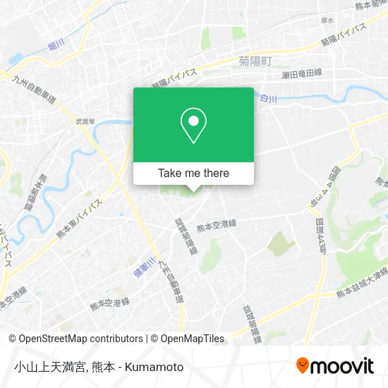 小山上天満宮 map