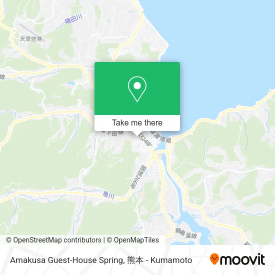 Amakusa Guest-House Spring map