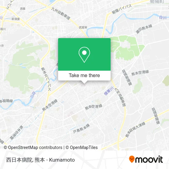 西日本病院 map
