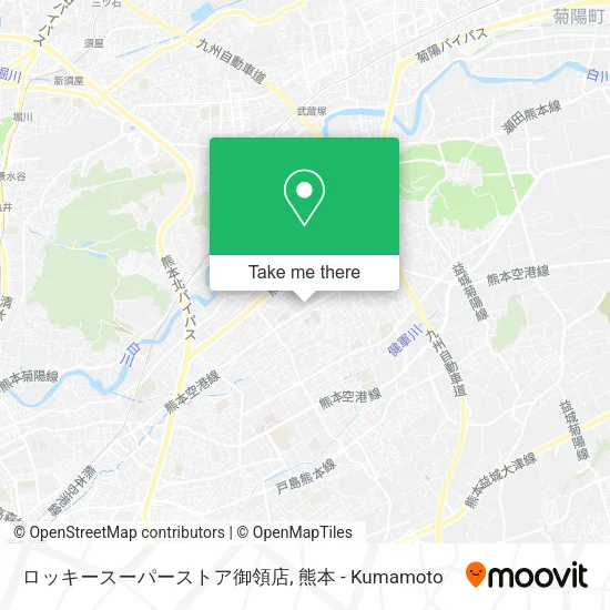 ロッキースーパーストア御領店 map