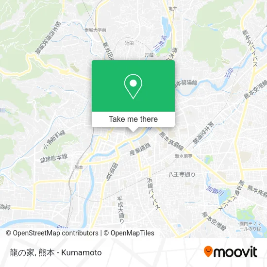 龍の家 map